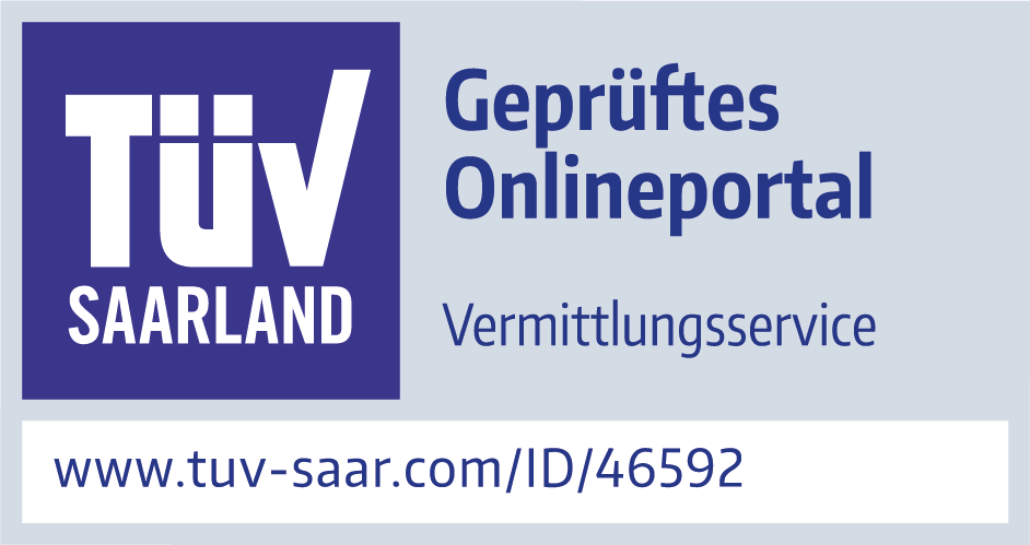 TÜV Saarland – Geprüftes Onlineportal Vermittlungsservice